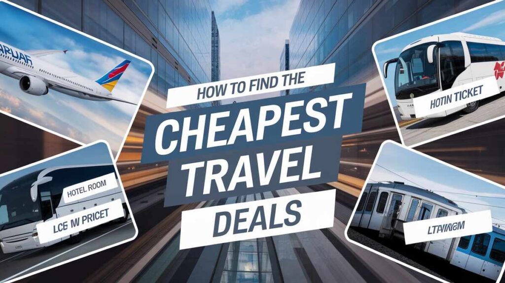 How to Find the Cheapest Travel Deals